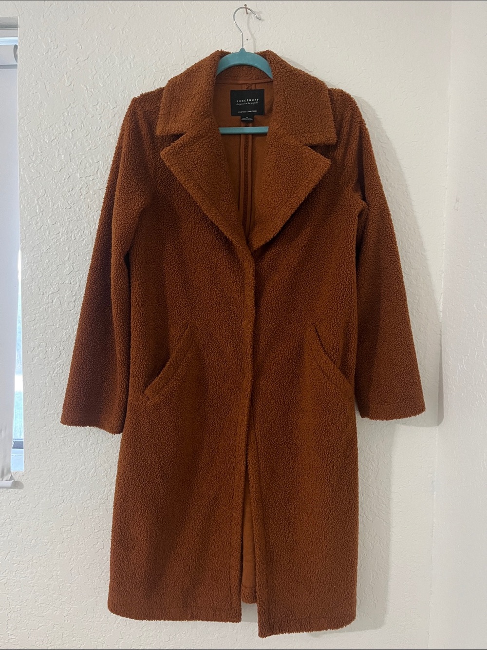 Sanctuary Brown Teddy Coat